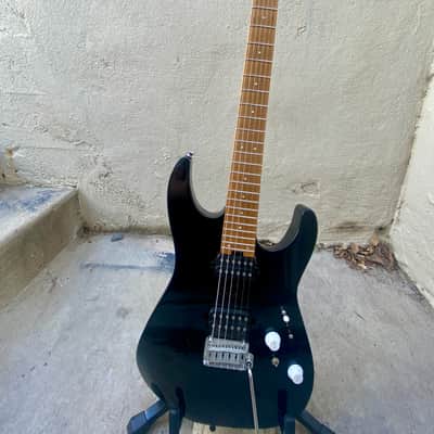 Black Charvel Pro-Mod DK24 HH 2PT CM (Used) image 2