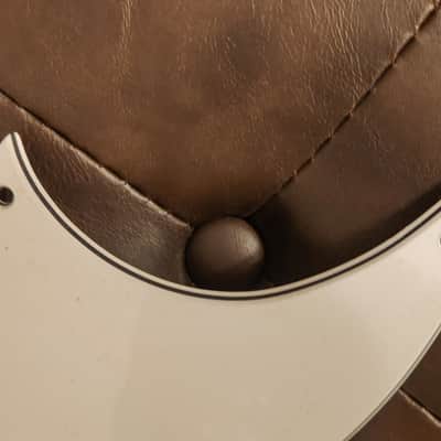 Classic Fender Jazz Bass 3-ply 10 hole White Pickguard image 7