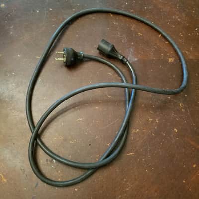 Belden Original Vintage Victor, Bell & Howell Round Rubber Electric Power Cord 1940s - 1950s - Black image 7