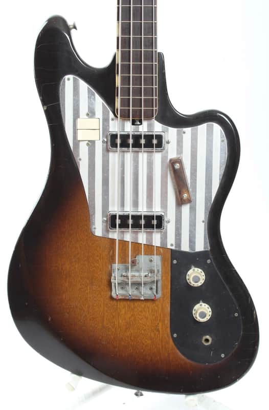 1960s Teisco NB-4 sunburst EB-200 image 1