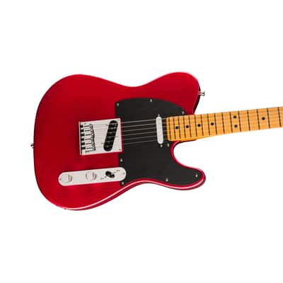 Fender American Ultra II Telecaster Maple Neck Sinister Red with Case image 2