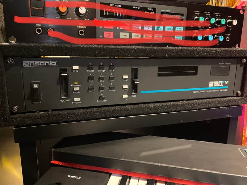 Ensoniq ESQ-M Synthesizer Module 1988 Analog Curtis Filters image 1