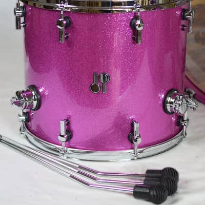 Sonor SQ2 Bright Violet Sparkle Shell Kit 4-pc image 5