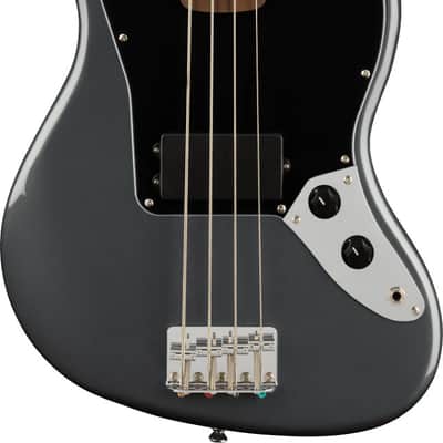 Squier Affinity Series Jaguar Bass H - Charcoal Frost Metallic image 1