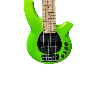 Ernie Ball Music Man Bongo 6 HH, Mantis Green / Maple *IN STOCK* image 3