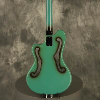 RARE 1960's Ampeg AEB-1 Scroll Bass original BLUE + BLACK!!! image 17