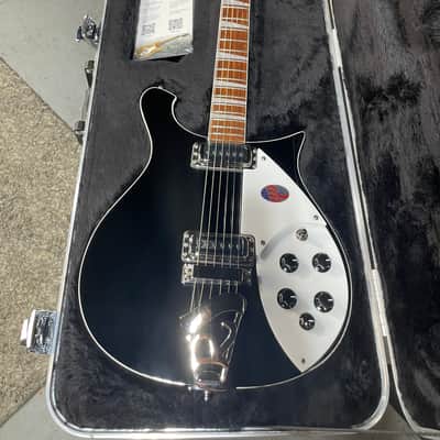 Rickenbacker 620 Electric Guitar - Jetglo w/OHSC #734 image 15