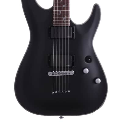 Schecter Damien Platinum 6 Electric Guitar Satin Black image 3
