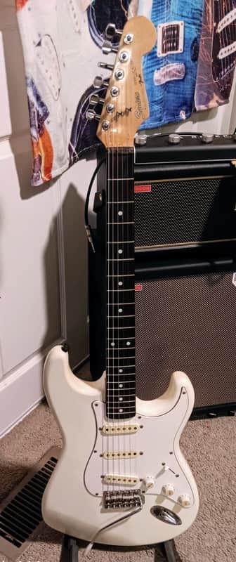 Squier MIJ Stratocaster 1985 - Olympic White image 1