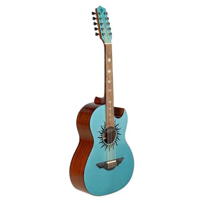 H. Jimenez LBQ1GXE-CN Galaxia Bajo Quinto - Cosmic Nebula with Fishman Pickup and Case BLOWOUT SALE $749 image 3