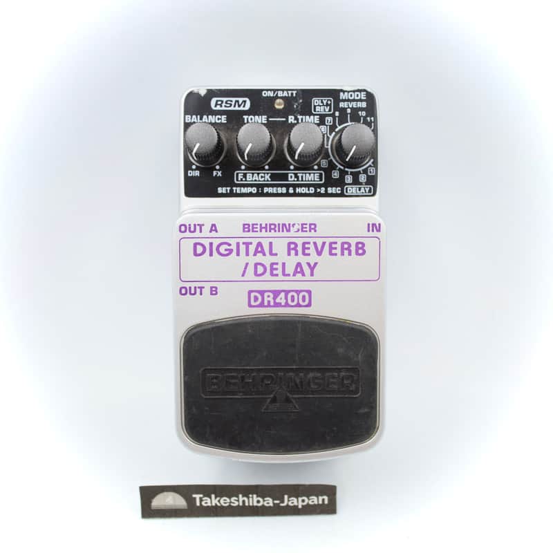 Behringer DR400 Digital Reverb Delay Guitar Effect Pedal image 1
