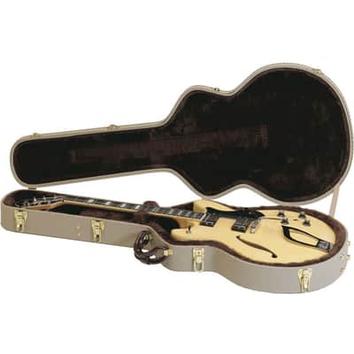 Hagstrom C-55 Tan Hardshell Case for Viking and Super Viking Models image 2
