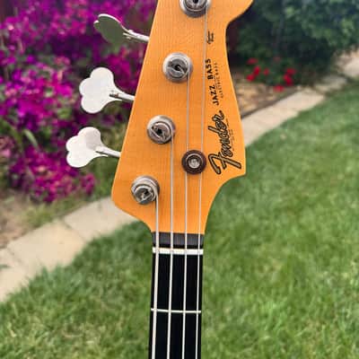 Fender Custom Shop 1961 Jazz Bass Closet Classic Custom Shop 2012 - Artic White Nitro (Relic Checking) image 5