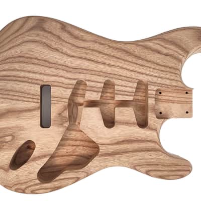Roasted Swamp Ash 2 pieces Body Stratocaster SSS Style, Unfinsihed image 1