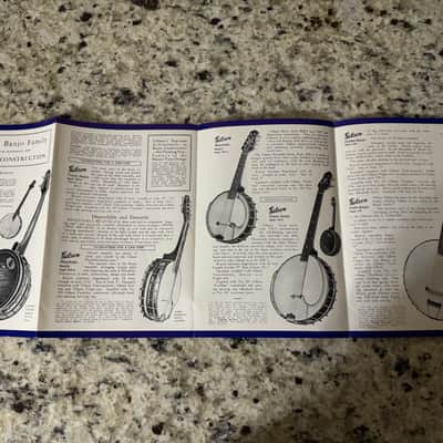 Gibson 1919 Banjo Catalog Reprint 1976 Mastertone Master Tone GB TB-1 Cello CB MB-3 4 image 4