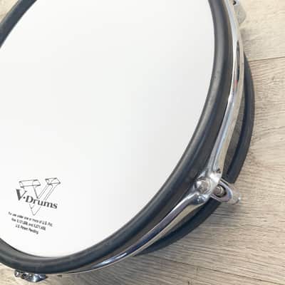 Roland PD-125BK V-Pad 12" Dual Trigger Mesh Drum Pad w/ Pearl Snare Stand image 6