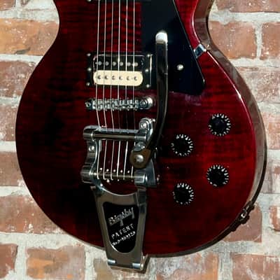 Sweet 2013 Gibson Les Paul Studio Deluxe II Wine Red, Upgraded Bigsby OHSC image 1