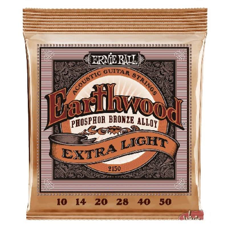 Ernie Ball Earthwood Phosphor Bronze Acoustic Guitar Strings, Medium 13-56 image 1