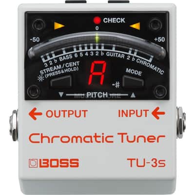 Boss TU-3S Chromatic Tuner 2016 - Present - White image 1