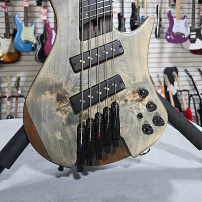 Ibanez EHB1505MS - Black Ice Flat w/ Panga w/Gig Bag & PLEK*D #545 image 2