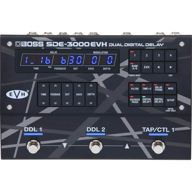 Boss SDE-3000EVH Dual Digital Delay Guitar Effect Pedal image 1