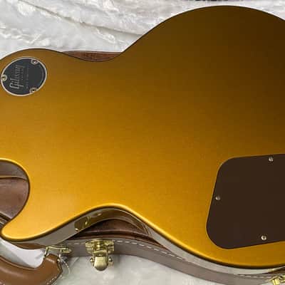 MINT! Gibson Custom Shop '57 Les Paul ALL OVER Double Gold Reissue - VOS - Uncovered Double White Pick-Ups - Authorized Dealer - Only 8.25 lbs - G07383 image 11