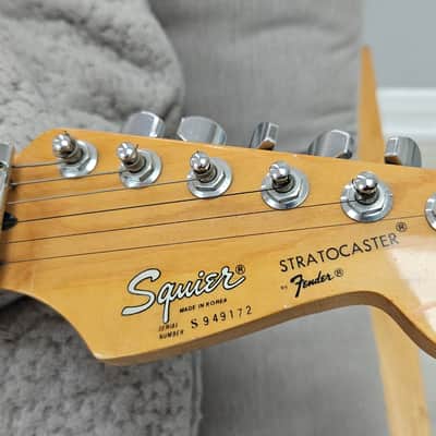 Fender Squier Stratocaster 1989 - Hot pink image 2