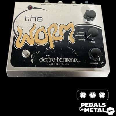 Electro-Harmonix The Worm Analog Wah / Phaser / Vibrato / Tremolo (Large Box) 2000s - Black/Metal X15145 image 3