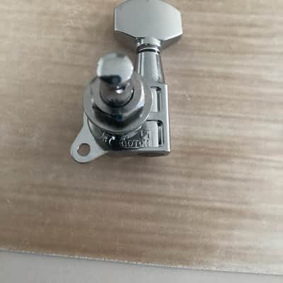 Gotoh TK-0760-001 Mini Tuning Keys, 6-in-Line, Chrome image 2