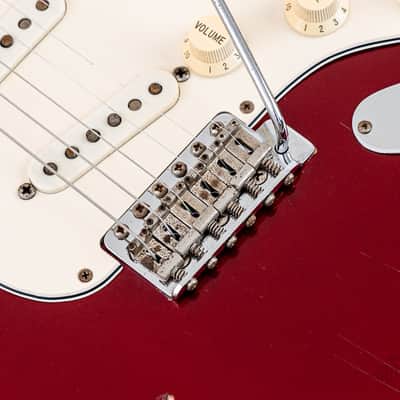 1987 Fender American Vintage '62 Stratocaster Candy Apple Red, 100% Original w/ Case, Corona image 8