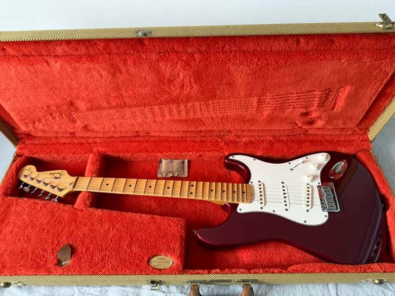 Fender USA Stratocaster Yngwie Malmsteen Signature 1990 Old Candy Apple Color image 1