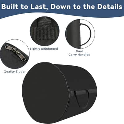22"x20" Bass Drum Bag, Lightweight Padded Bass Drum Case with Oxford Fabric, Reinforced Handle, Soft Drum Gig Bag for Storage and Travel Protection(22"x20" Bass) image 3