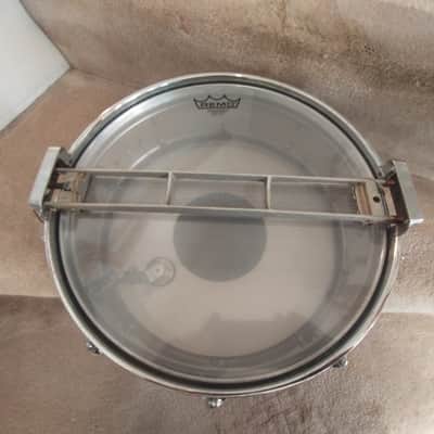 Rogers Vintage 7 line Dynasonic chrome over brass snare drum 1963/64 Cleveland SN 5244! image 13