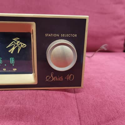 Fisher Series 40 FM Tuner model FM-40 1950s - Black/Brass image 6