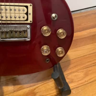 Washburn 1980 Burgundy Raven MIJ Electric Guitar image 7