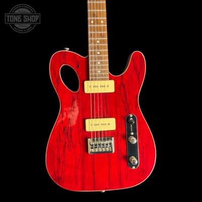 Used Michael Kelly 59 Port Trans Red Hollowbody w/bag TSU22806 image 1