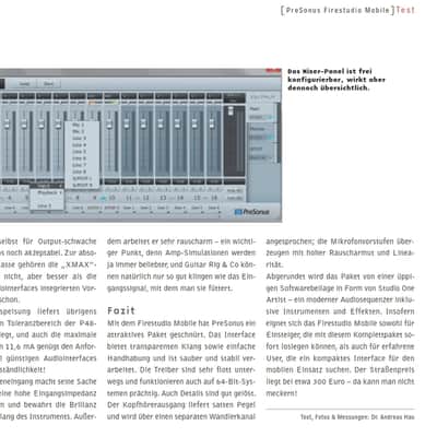 Presonus FireStudio Mobile, 10x6 Audio-Interface (FireWire) image 6
