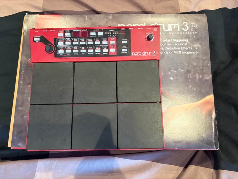 Nord Drum 3P 6-Channel Modeling Percussion Synthesizer 2016 - Present - Red image 1