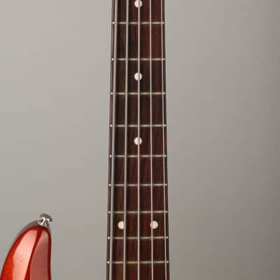 Ernie Ball Music Man USA StingRay 5 H - 2002 - Autumn Red Burst Sparkle image 6