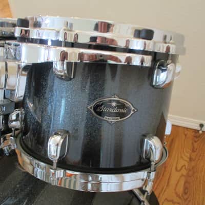 Tama Starclassic Birch Bubinga Drum Kit, Indigo Blue Sparkle Lacquer, Die-Cast Hoops , Pro Heads ! image 6