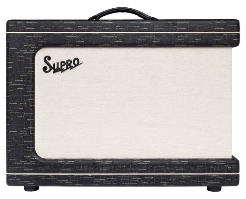 Supro Ambassador 2x10" 35/50-Watt Tube Combo Amp - Black Gold - Open Box image 1