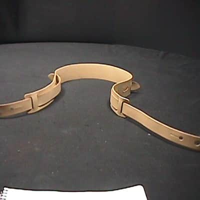 A Vintage All Leather Guitar or Banjo Strap New Old Stock & Real Nice   1 GA image 1