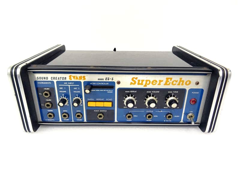 EVANS Super Echo ES-5 Vintage Analog Tape Delay Effect Unit RARE