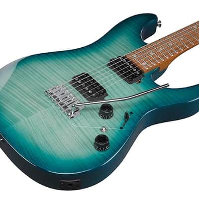 Ibanez Standard AZ24S1FTXB Electric Guitar - Transparent Turquoise Burst image 10