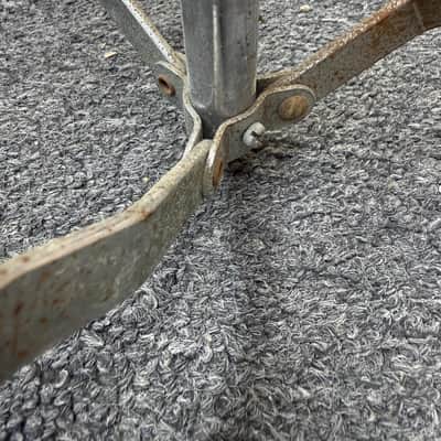 Vintage Snare Drum Stand – Adjustable Tripod – Project / Parts – Poor Condition image 4
