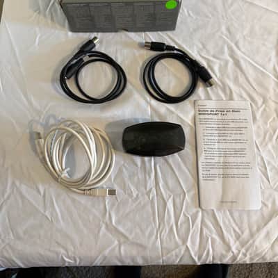 M-Audio MidiSport 1x1 USB MIDI Interface 2010s - Black image 1