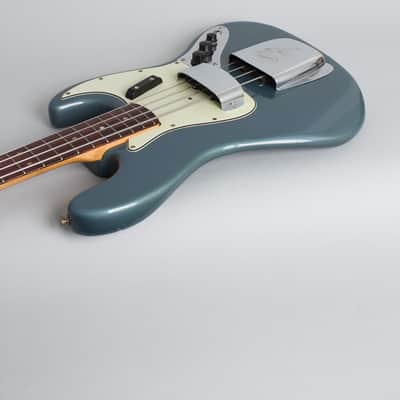 Fender Jazz Bass Solid Body Electric Bass Guitar (1964/5), ser. #L24522, molded black plastic hard shell case. image 7