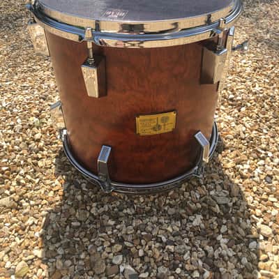 SONOR SONOR HORST LINK SIGNATURE HEAVY BEECH DRUM KIT, 3 PIECE 1990 AFRICAN BUBINGA image 5