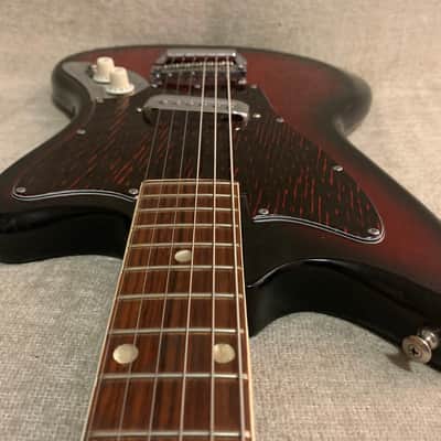 Vintage 1960’s Conqueror Teisco Kawai Kingston 23.5” Short Scale Offset Electric Guitar + 2 Tone Case Japan MIJ image 8