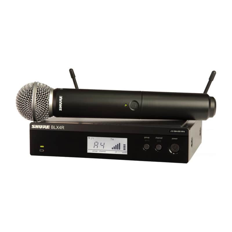 Shure Shure BLX24R/SM58-H10 Handheld Wireless System With SM58 Handheld Microphone H10 Frequenc image 1